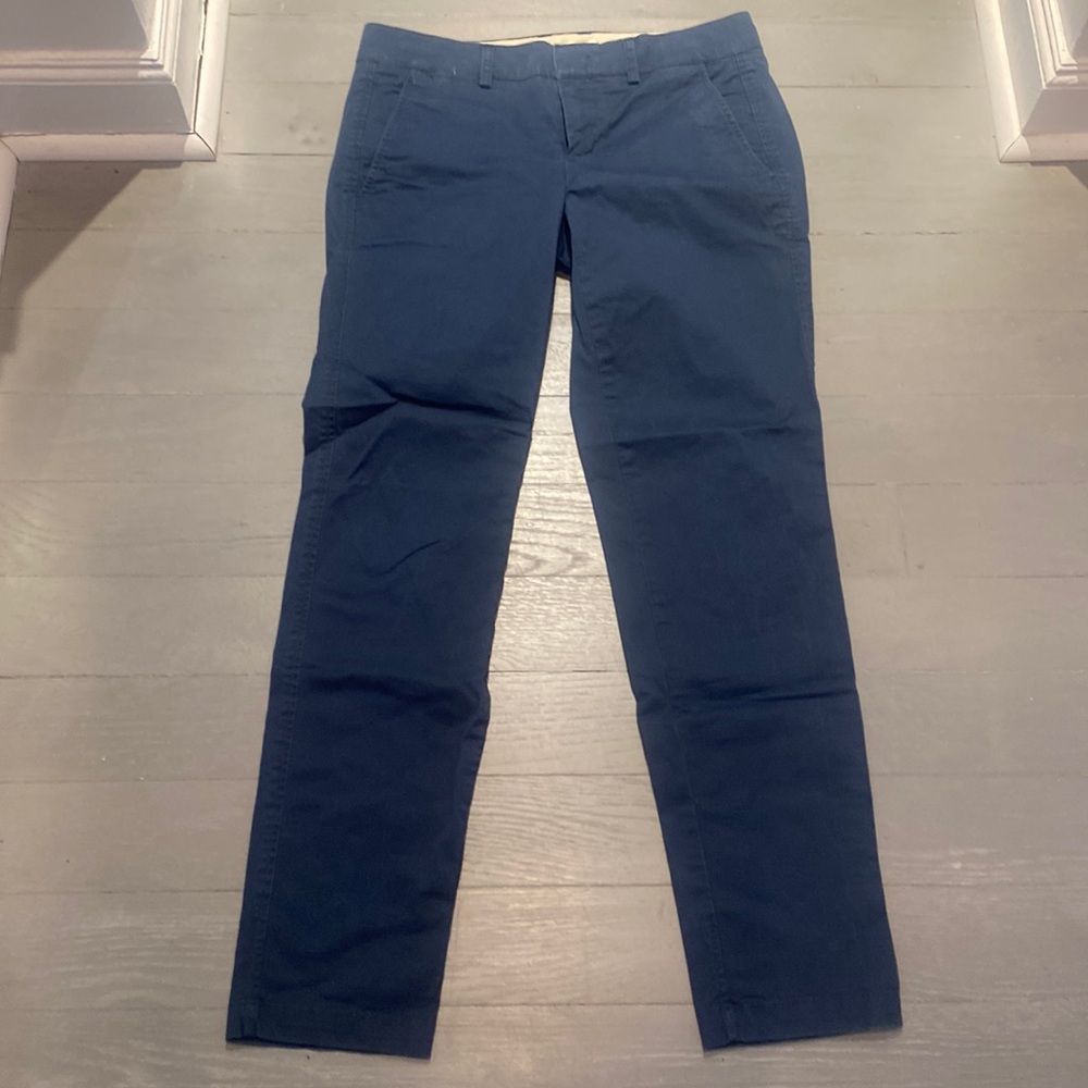 Vince staight leg teal trouser